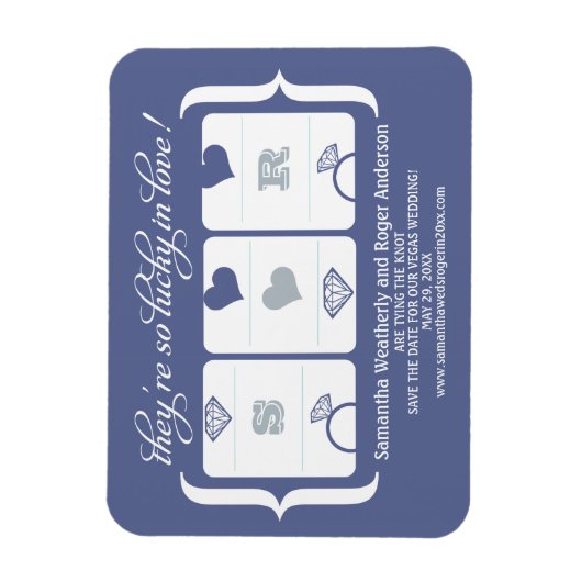 Slot-Maschine Hochfahren speichern Sie das Datum Magnet (Vertikal)