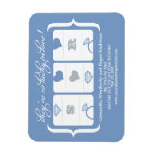 Slot-Maschine Hochfahren speichern Sie das Datum Magnet (Vertikal)