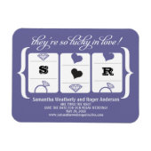 Slot-Maschine Hochfahren speichern Sie das Datum Magnet (Horizontal)