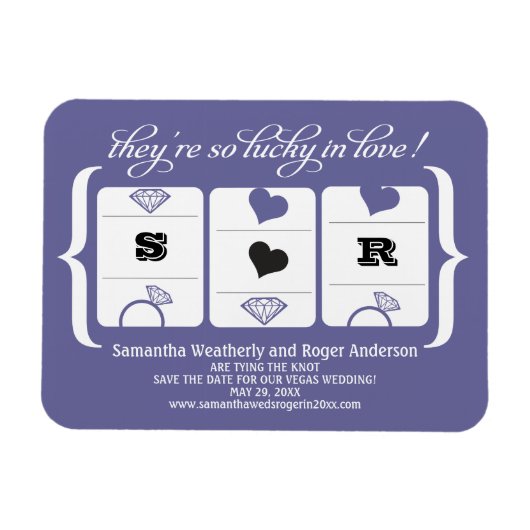 Slot-Maschine Hochfahren speichern Sie das Datum Magnet (Horizontal)