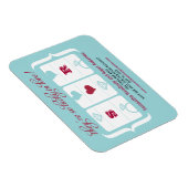 Slot-Maschine Hochfahren speichern Sie das Datum Magnet (Rechte Seite)