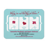 Slot-Maschine Hochfahren speichern Sie das Datum Magnet (Horizontal)