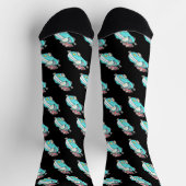 Slotcar-Rennen Socken (Oben)