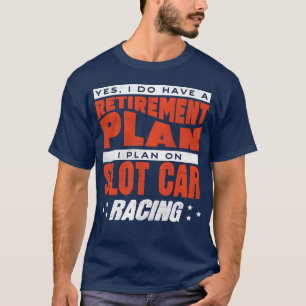 Slotcar-Rennsport-Benzinkopf-Autoliebhaber-retro-F T-Shirt