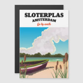 Sloterplas Amsterdam Magnetkarte (Vorne/Hinten)