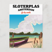 Sloterplas Amsterdam Postkarte (Vorderseite)