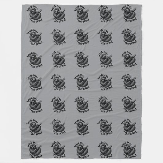 Sloth 2 BFTG Fleecedecke (Vorderseite)