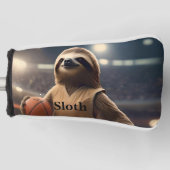 Sloth 33 Basketball Player, Golf Putter Cover Golf Headcover (Vorderseite)