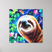 Sloth - 40 x 40 Canvas Print Leinwanddruck (Vorderseite)