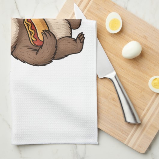 Sloth 4th July Geschirrtuch (Viertel Falte)