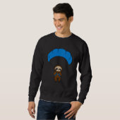 Sloth-Absatz-Riding Sweatshirt (Vorne ganz)