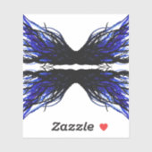 Sloth Abstract 7 Deadly Sins Alcohol Ink Art Aufkleber (Blatt)