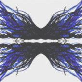 Sloth Abstract 7 Deadly Sins Alcohol Ink Art Aufkleber (Vorderseite)