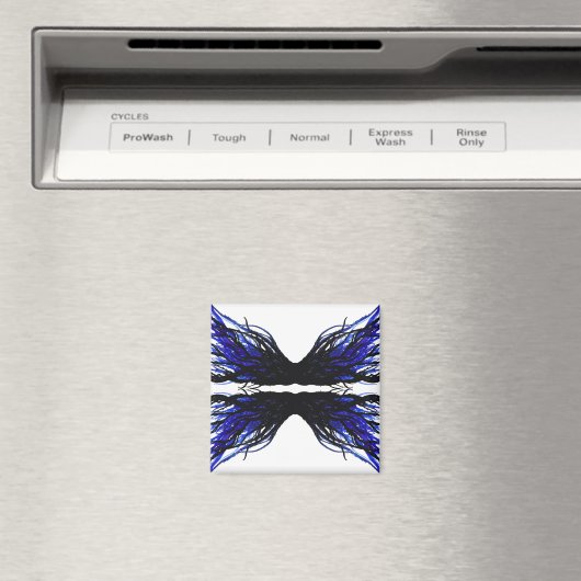 Sloth Abstract 7 Deadly Sins Alcohol Ink Art Magnet (In Situ (Geschirrspüler))