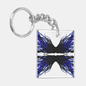 Sloth Abstract 7 Deadly Sins Alcohol Ink Art Schlüsselanhänger (Vorderseite links)