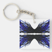 Sloth Abstract 7 Deadly Sins Alcohol Ink Art Schlüsselanhänger (Vorderseite)