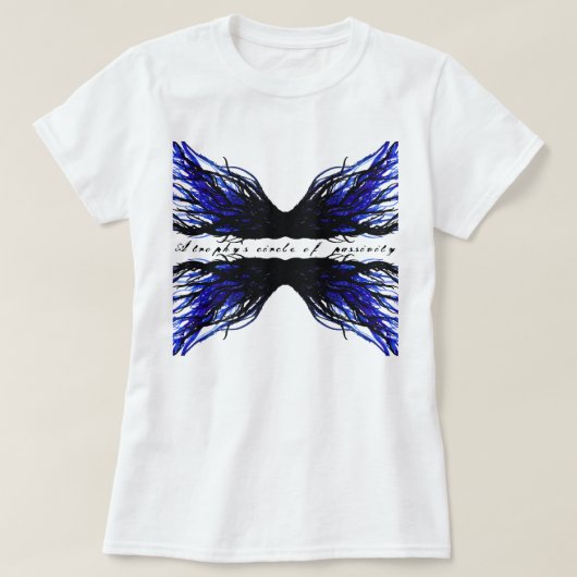 Sloth Abstract 7 Deadly Sins Alcohol Ink Art T-Shirt (Design vorne)