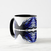 Sloth Abstract 7 Deadly Sins Alcohol Ink Art Tasse (Vorderseite Links)