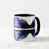 Sloth Abstract 7 Deadly Sins Alcohol Ink Art Tasse (VorderseiteRechts)