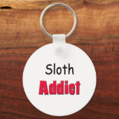 Sloth Addict Schlüsselanhänger (Vorderseite)