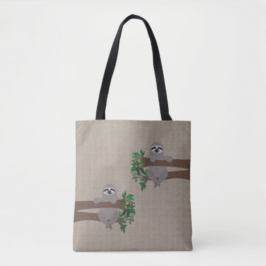 Sloth Allover Tasche (Vorderseite)