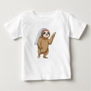 Sloth als Bridge mit Veil Baby T-shirt