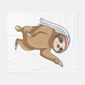 Sloth als Bridge mit Veil Fleecedecke (Vorderseite (Horizontal))