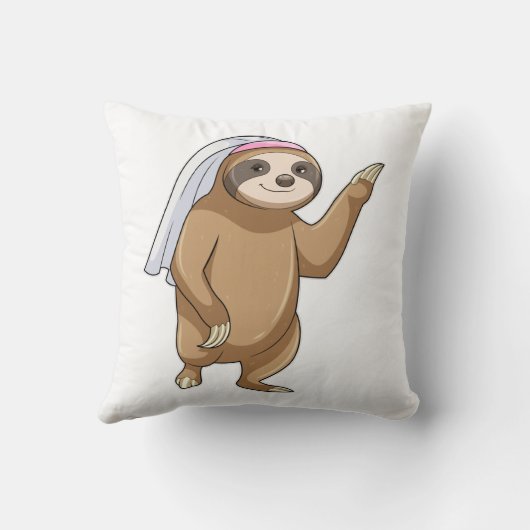 Sloth als Bridge mit Veil Kissen (Rückseite)