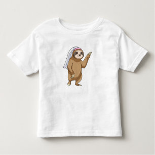 Sloth als Bridge mit Veil Kleinkind T-shirt