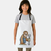 Sloth als Handwerker mit Wrench Schürze (Insitu)