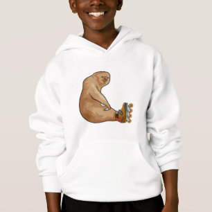 Sloth als Inline-Skater mit Inline-Skaten Hoodie