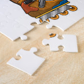 Sloth als Inline-Skater mit Inline-Skaten Puzzle (Seite)