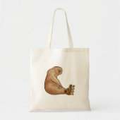 Sloth als Inline-Skater mit Inline-Skaten Tragetasche (Vorne)