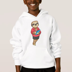 Sloth als Secretary mit Notepad Hoodie