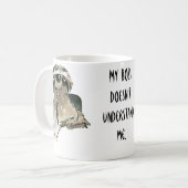 Sloth an der Büro-Cartoon-Kaffee-Tasse Kaffeetasse (Vorderseite Links)