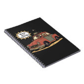 Sloth and Bunny Cartoon Road Trip Adventure Notizblock (Rechte Seite)