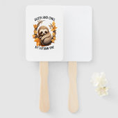 Sloth and Chill My Autumn Vibe Fächer (Vorne und Hinten)