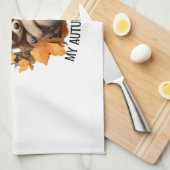 Sloth and Chill My Autumn Vibe Geschirrtuch (Viertel Falte)