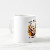 Sloth and Chill My Autumn Vibe Kaffeetasse (Vorderseite Links)
