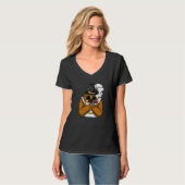 Sloth animal smokes cigarettes style a hip hop tha T-Shirt (Vorderseite Vollansicht)