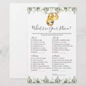 Sloth Animals Baby Shower Was ist in Ihrem Telefon (Vorne/Hinten)