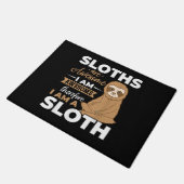 Sloth Animals Sloths sind Phantastisch Fußmatte (Schrägansicht)