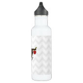 Sloth-Apfelbaum-Zickzack personalisierter Lehrer Edelstahlflasche (Rechts)