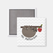 Sloth Apple Tree Zickzack Magnet (Vorderseite/Rückseite)