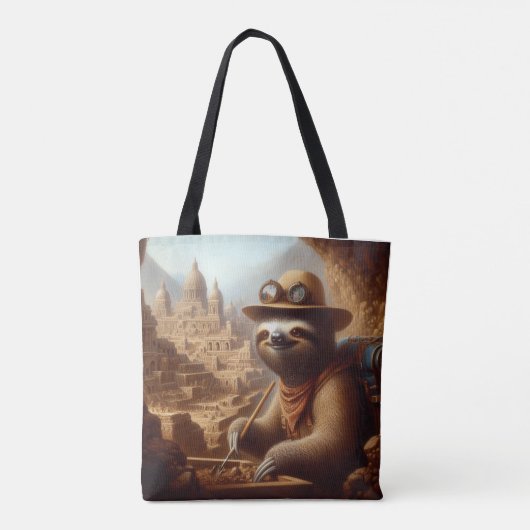 Sloth Archeologist Tasche (Rückseite)