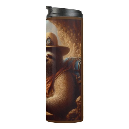 Sloth Archeologist Thermosbecher (Nach rechts gedreht)