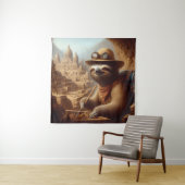 Sloth Archeologist Wandteppich (Beispiel)