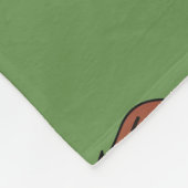 Sloth Art, Sleeping Sloth Fleece Blanket (Ecke)