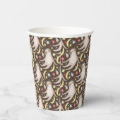 Sloth Astronaut Muster Pappbecher (Rechts)