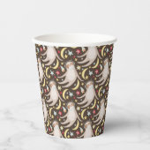 Sloth Astronaut Muster Pappbecher (Vorderseite)